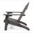 Foldable Adirondack Chair – Acacia Wood, Outdoor, Classic Slat Design, Space-Saving-195505426