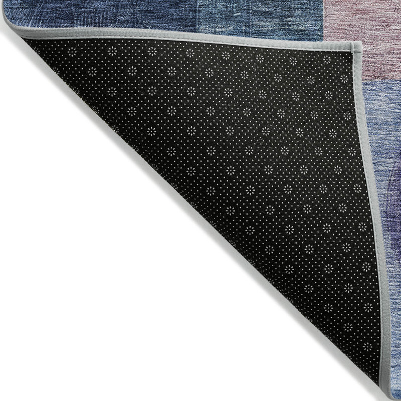 Machine Washable Indoor/Outdoor Chantille ACN1114 Blue Rug, Rectangle 8' x 10'