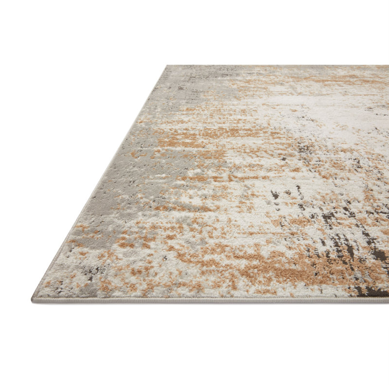 Mcglothin Abstract Indoor Rug, Rectangle 2'8" x 4'