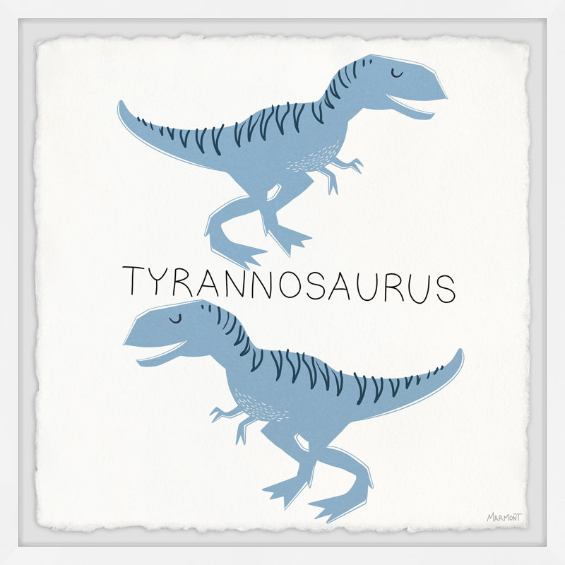 Borlon Tyrannosaurus, reproduction encadrée, H 18 po x l 18 po x P 1,5 po