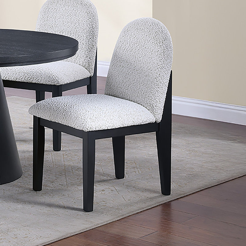 Soft Cozy Texture 2pc Dining Chairs