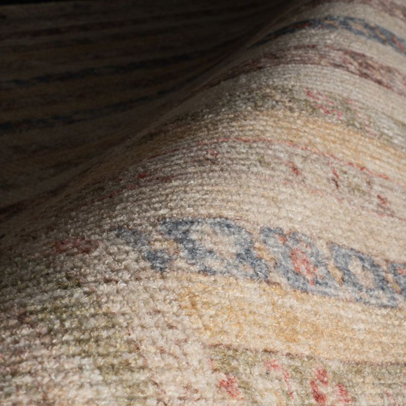 Raji Hand-Tufted Multi-Stripe Wool-Blend Rug, Rectangle 4' x 6'