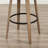 Lesli Swivel Tufted Boucle Upholstered Bentwood Counter & Bar Stool