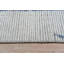 8x11 Ivory Hand-Knotted Wool Linear Maze Motif Tribal Modern Contemporary Carpet Rug