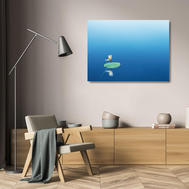 «Red Barrel Studio® McLoughlin», art sur toile tendue par James Gallery: Lilypad I, H 19 po x l 24 po