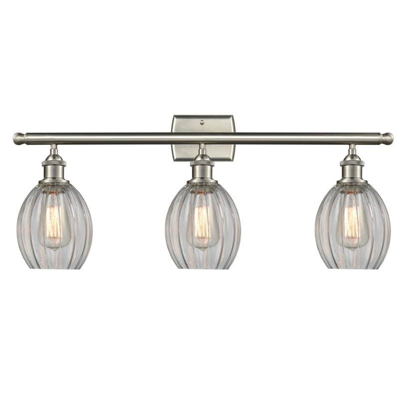 Éclairage pour salle de bain à intensité variable 3 lumières Flippo, Transparent, Ampoule DEL 6 watts Vinage