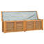 Dakota Fields Garden Storage Box With Bag Solid Wood Teak