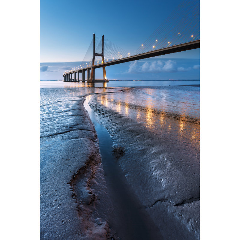 Golightly Pont Vasco De Gama by AntonioDSG - Wrapped Canvas Print, 30cm H x 20cm W x 3.8cm D