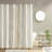 Cotton Printed Shower Curtain With Chenille-600126818