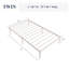 Base de lit plateforme en métal 14 po avec espace de rangement-1022082967-1022082952-1008738978