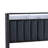 Glamorous Black Color 1Pc Full Size Bed Storage Shelve LED Channel Tufting Bedroom Furniture Fabric Nailhead-438874225-438874224