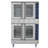 38 in. Double Commercial Natural Gas Convection Oven with Stacking Kit and Casters (KM-DCCO54-NGC)