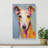 Whippet Impressionism - No Frame Print-1256940676