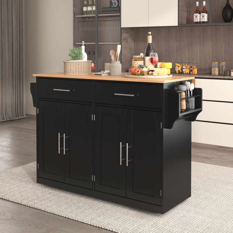 Kitchen Island, Black
