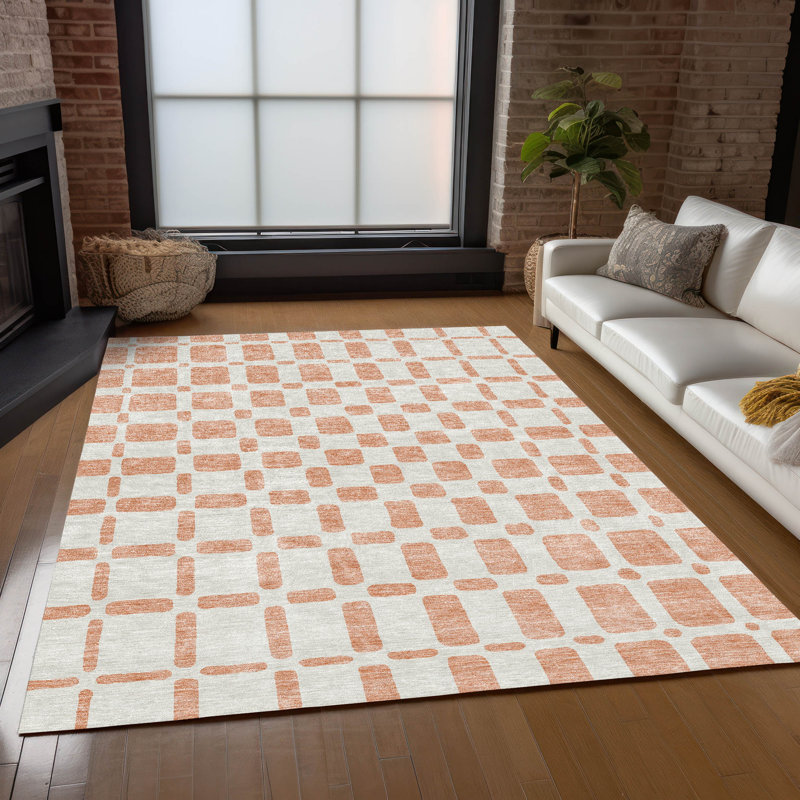 Tapis intérieur / extérieur Chasadee avec envers antidérapant, Rectangle 5 pi x 7 pi 6 po