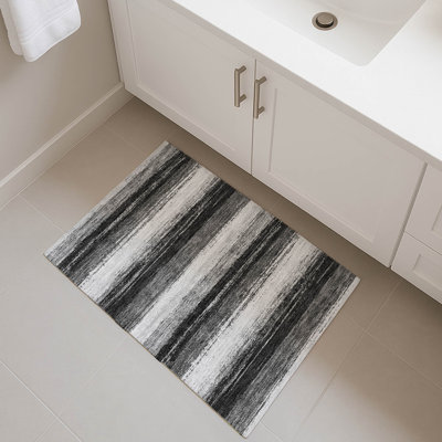 Machine Washable Indoor/Outdoor Chantille ACN2707 Stripes Rug
