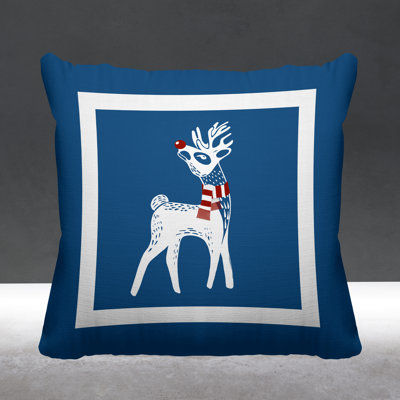 Outdoor Reversible Throw Pillow