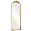 Miroir mural rétro arqué or rétro - miroir décoratif de style antique français orné, grand miroir de meuble-lavabo arqué pour entrée, cheminée, salon ou chambre à coucher, fixé au mur ou incliné-678059852-685518951