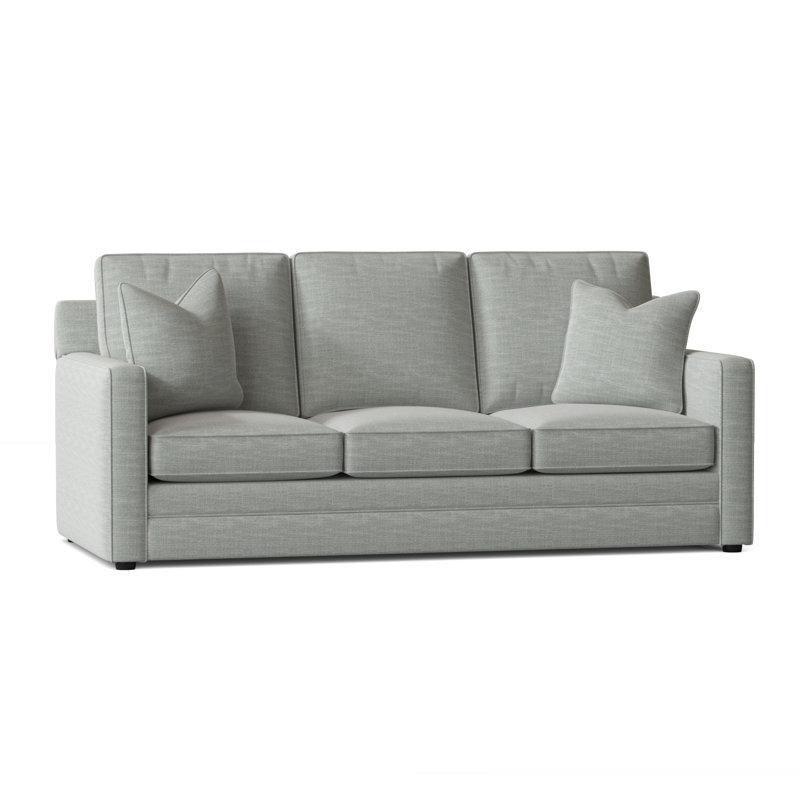 Aukai Upholstered 80'' Sofa, Cast Slate Sunbrella® Plainweave