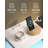 22'' Height Modern LED Nightstand with Charging Station-537477449-556002115