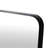 Bathroom Mirror Black Aluminum Frame