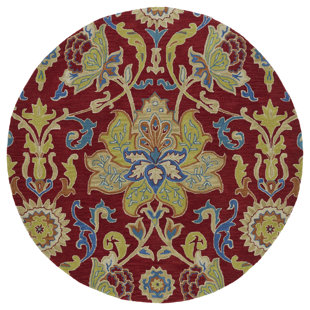 Barkell Wool Floral Indoor Rug