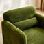 Velours simple de 34 po, avec support lombaire, convient à un appartement, un bureau, un salon, une structure en bois massif, une assise mi-moelleuse, aucun outil complexe nécessaire en velours, expérience d'assise confortable,