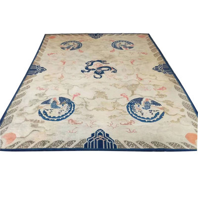 One-of-a-Kind 9'2" x 11'8" Rectangle Hand Knotted Area Rug