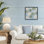 Cadre flottant Hollywood Palms Toss, design par Paul Brent
