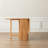 Joseph Extendable Solid Oak Dining Table with Faux Rock Slab Top