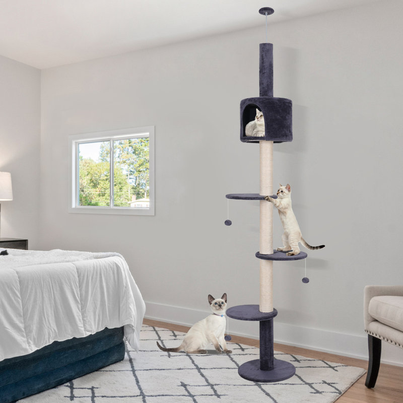220cm H Cat Tree, Blue