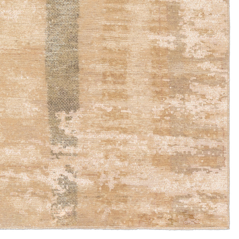 Edage Abstract Natural Area Rug, Runner 2'6" x 8'