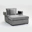 Fauteuil d'appoint avec canapé et repose-pieds-961502376