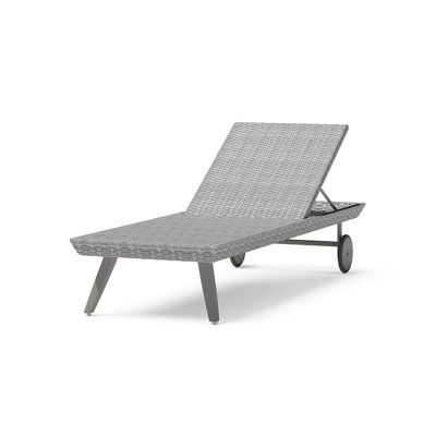 Ehrenfried 81" Long Reclining Slat Seat by George Oliver