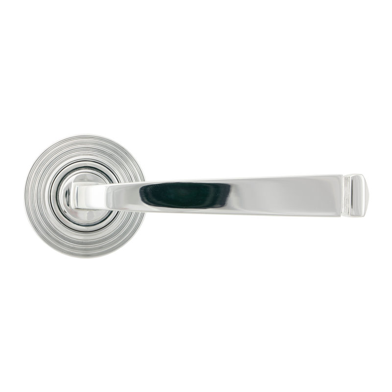 Avon Latch Right Hand Door Handle, Polished Chrome