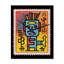 Retro Stamp Tribute To Keith - Très grandes horloges murales transitionnelles-99637243