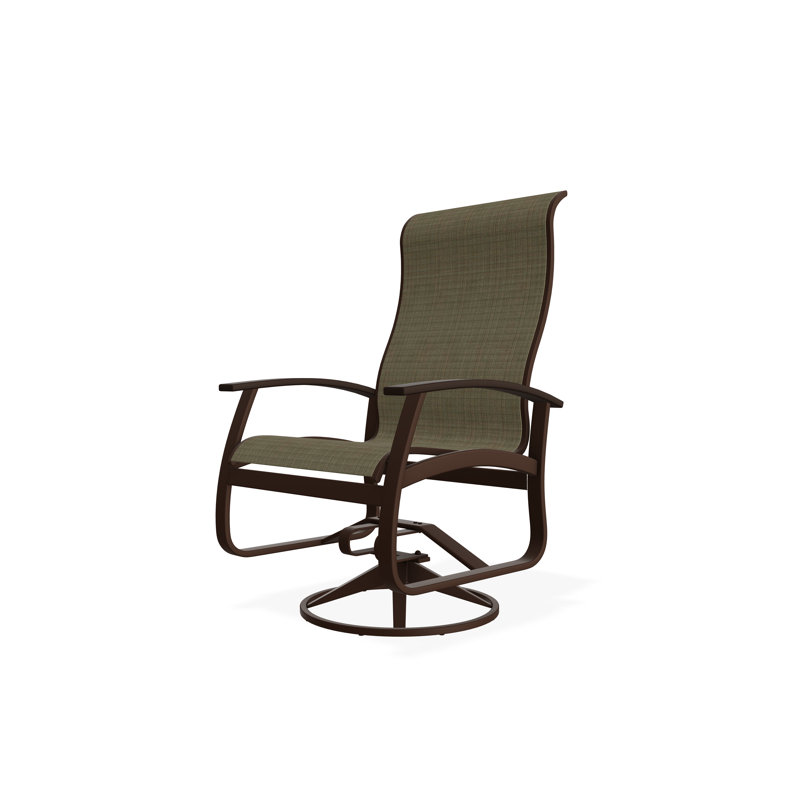 Belle Isle Outdoor Dining Chair, Elevation Stone, Kona