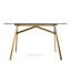 Bureau à domicile, bureau d'ordinateur moderne, table d'écriture