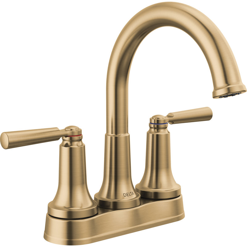 Robinet de salle de bain SAYLOR ™ à deux poignées Tract-Pack, Champagne champagne