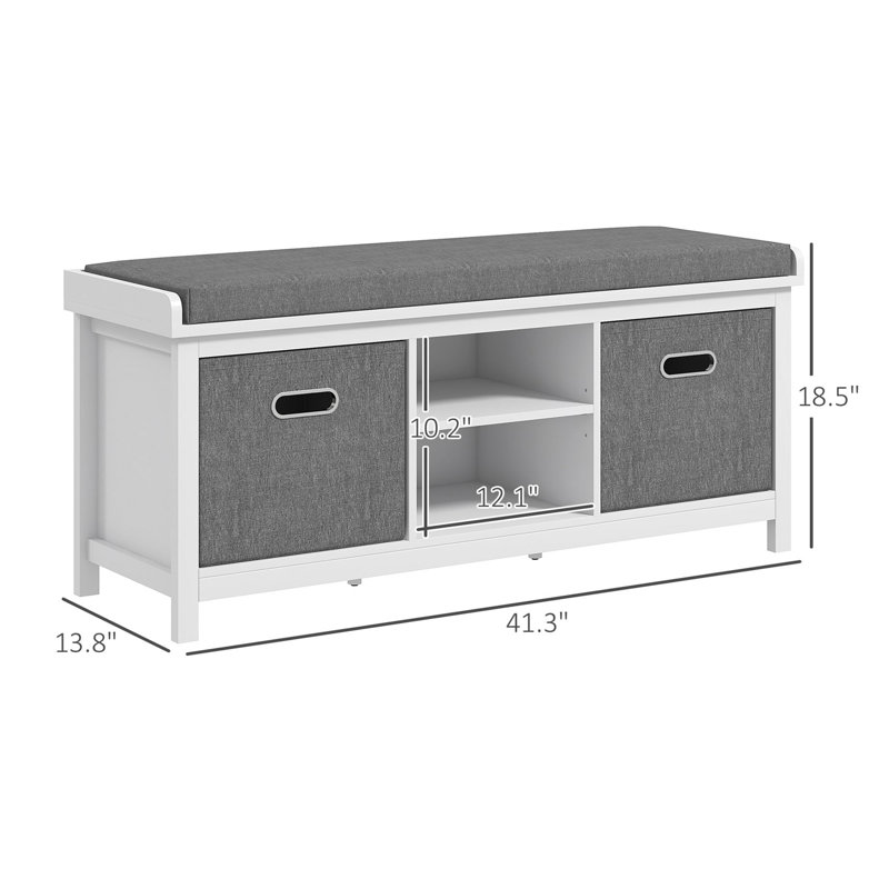 Kasean Linen Upholstered Storage Bench