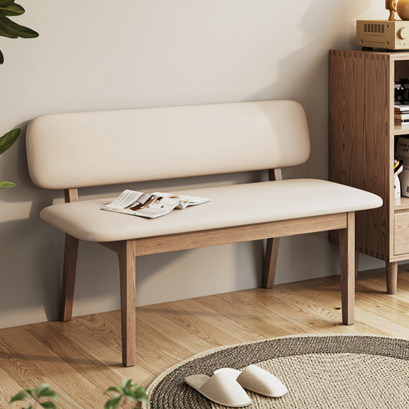 Banc de salle à manger en bois massif Simple, Noyer