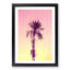 Summertime Palm Tree in Abstract - Picture Frame Painting Print-55613499-55613502
