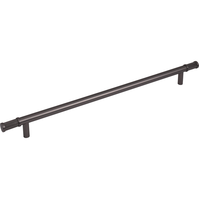 Burnham Bar Pull, Ash Gray, 12" Center To Center