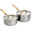Batterie de cuisine en acier inoxydable 12 pièces Martha Stewart