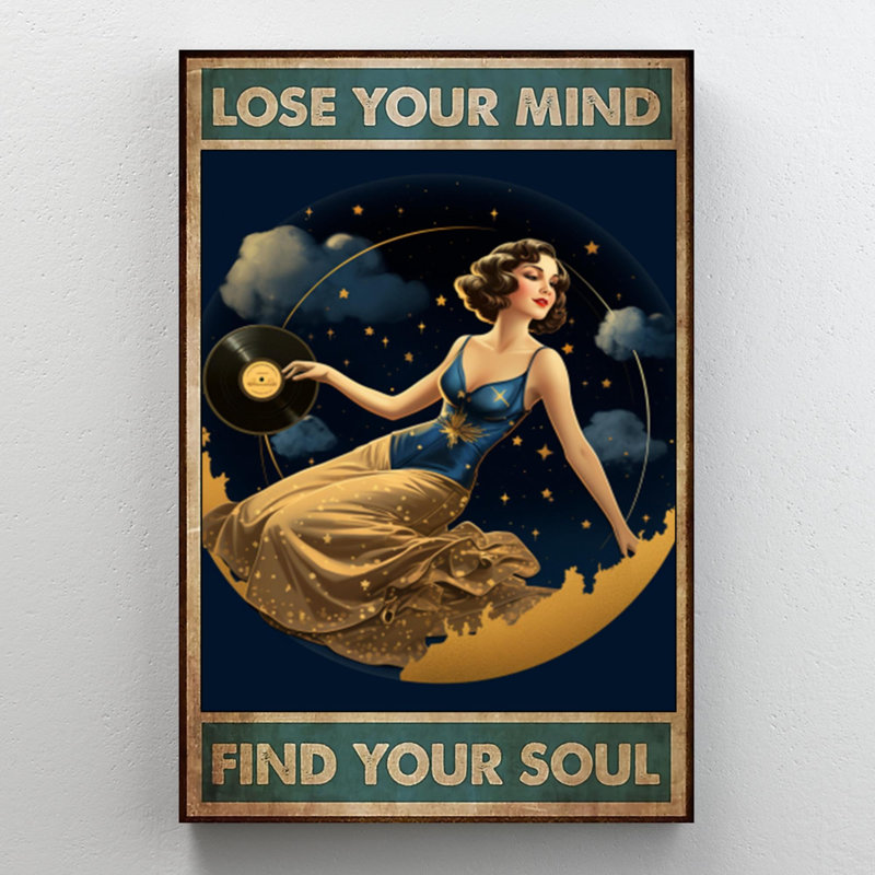«Marlose», Lose Your Mind, impression sur toile, H 14 po x l 11 po x P 1,25 po