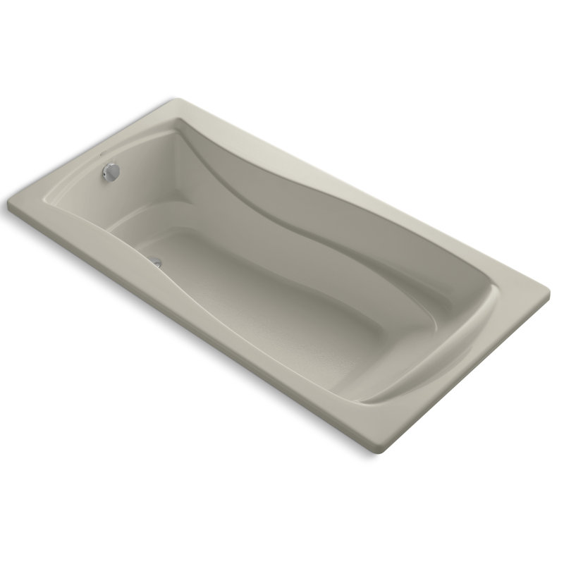 Mariposa 72" x 36" Drop in Soaking Bathtub, Sandbar