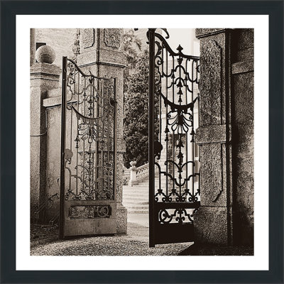 « giardino lenno » par alan blaustein,, reproduction de photo encadrée