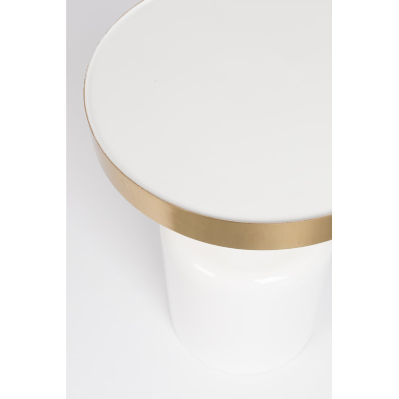 Steel Top End Table