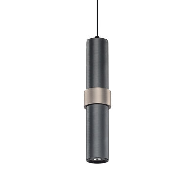 Luminaire suspendu cylindrique unique 1 lumières Raceland