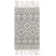 Tapis gris tissé à plat à la main Carletta